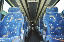 charter bus recliner seating