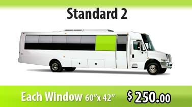 bus wrap standard: full ribbon signage