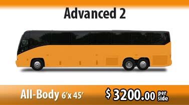 bus wrap advanced: all body signage